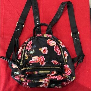 Juicy couture Floral Black mini Backpack